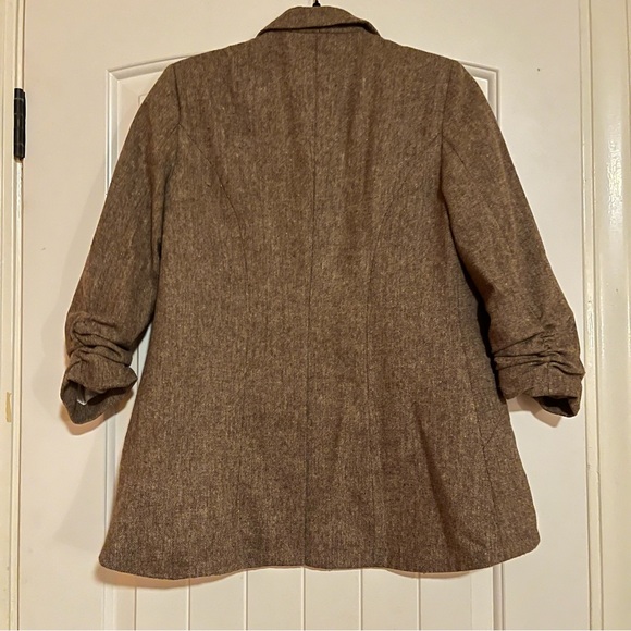 4/$20 Brown tweed blazer - Picture 3 of 5